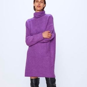 beygir gücü soft touch dress zara 